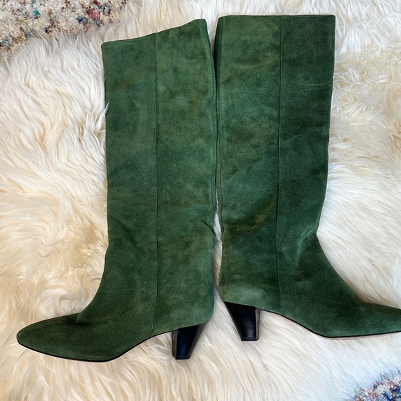 Isabel Marant green suede boots - Picture 3 of 6